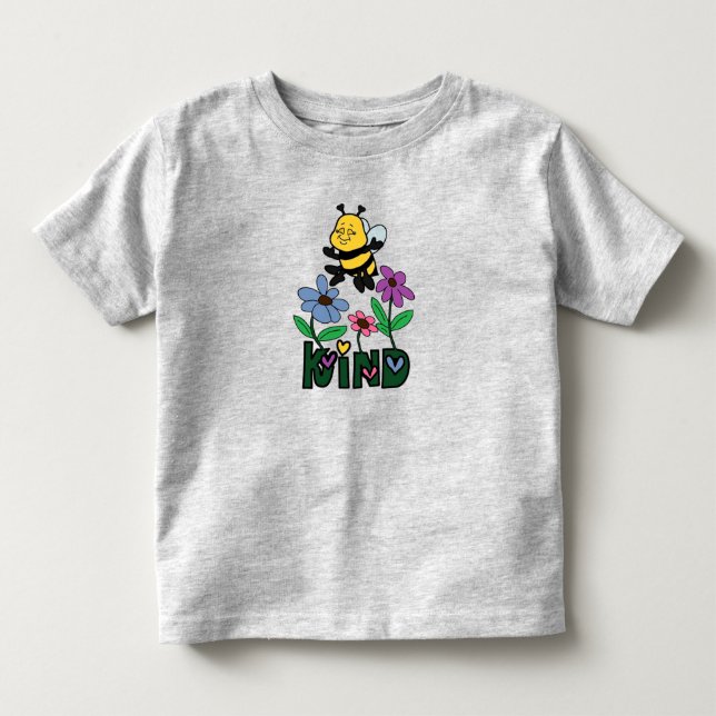 Toddler Jersey T-Shirt - Bee Kind (Front)