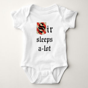 Toddler Jersey T-Shirt "Sir Sleeps-a-lot" Baby Bodysuit