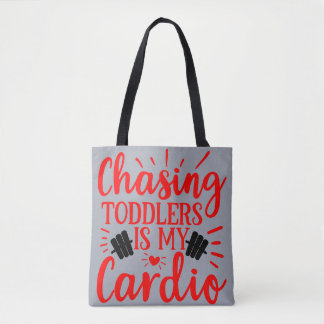 Toddler Love Mom Tote Bag