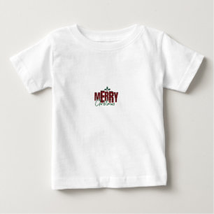 Toddler "Merry Christmas" Flannel Print T-Shirt –