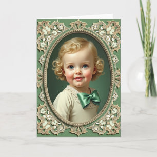 Toddler Portrait Heirloom Art Card