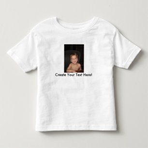 Toddler Shirt With Custom Picture and Text