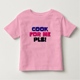 Toddler Tops & T-Shirts Cook For Me Pls