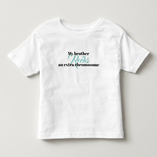 Toddler Tshirt "My brother rocks (Front)