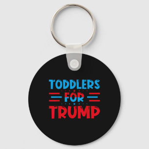Toddlers For Trump Kids Trump 2024  Keychain