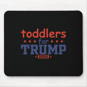 Toddlers For Trump Kids Trump 2025 Funny Trump Kid Mouse Pad