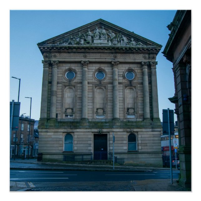 Todmorden Town Hall Poster (Front)