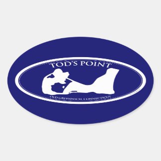 Tod's Point Oval Sticker