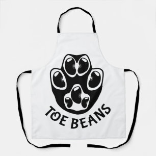 Toe Beans - Black Beans Apron