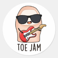 Toe Jam Funny Big Toe Music Pun  