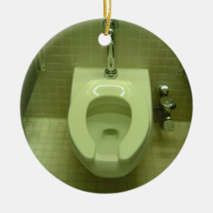 Toe Tap Toilet Ceramic Ornament