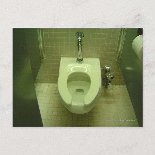 Toe Tap Toilet Postcard (Front)