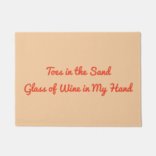 Toes in the Sand Doormat