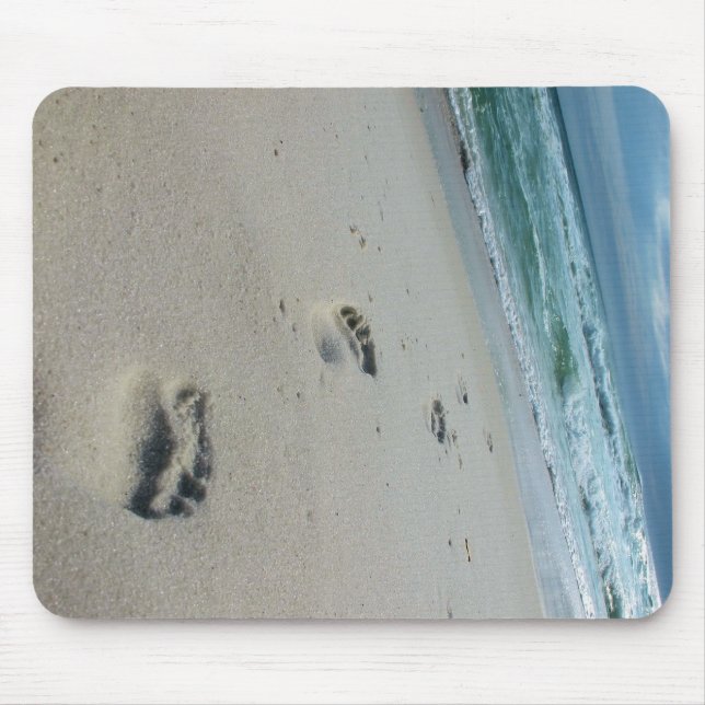 Toes in the Sand Mouse Pad (Front)