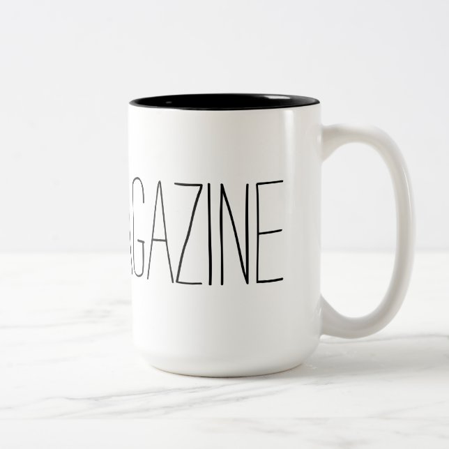 Toes Magazine Mug! Two-Tone Coffee Mug (Right)