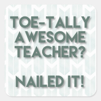 Awesome Teacher Stickers, Awesome Teacher Custom Sticker Designs