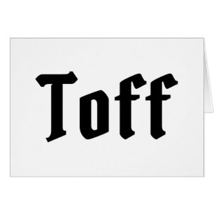Toff Card