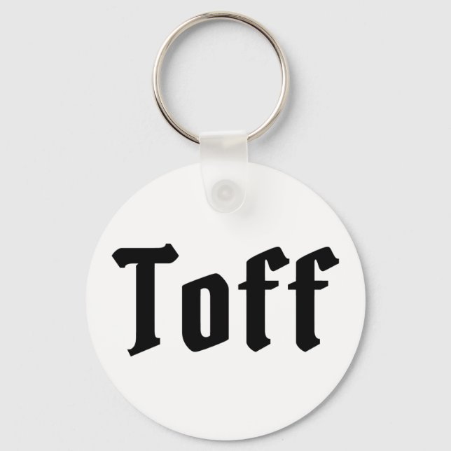 Toff Keychain (Front)