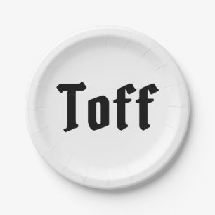 Toff Paper Plate