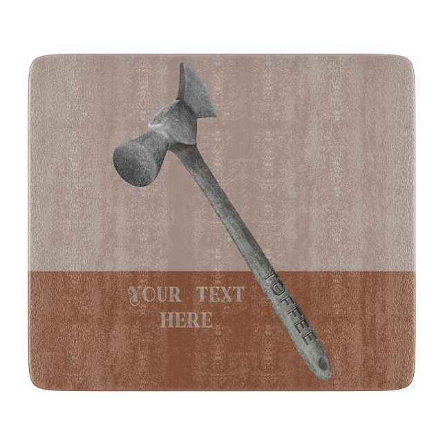 Toffee hammer illustration cutting board (Front)