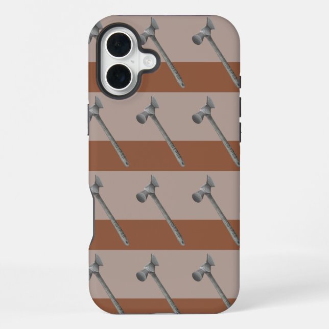 Toffee hammer illustration iPhone case (Back)