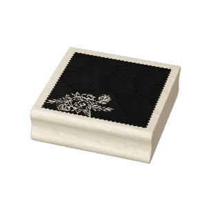 Toffee Rose Rubber Stamp