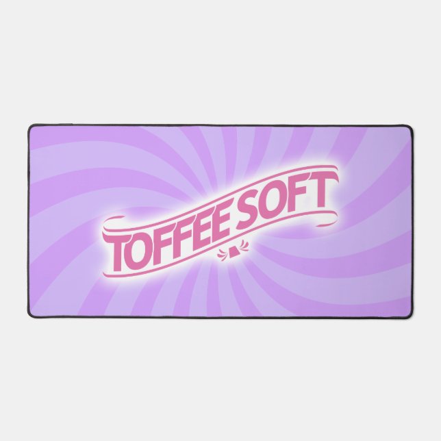 ToffeeSoft Logo Mat - Rose (Recto)