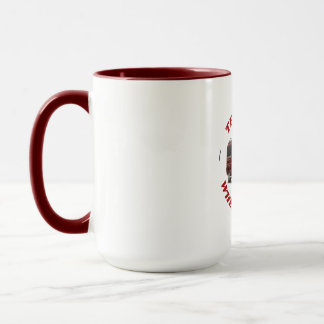 Tofino mug with maroon coloured insert