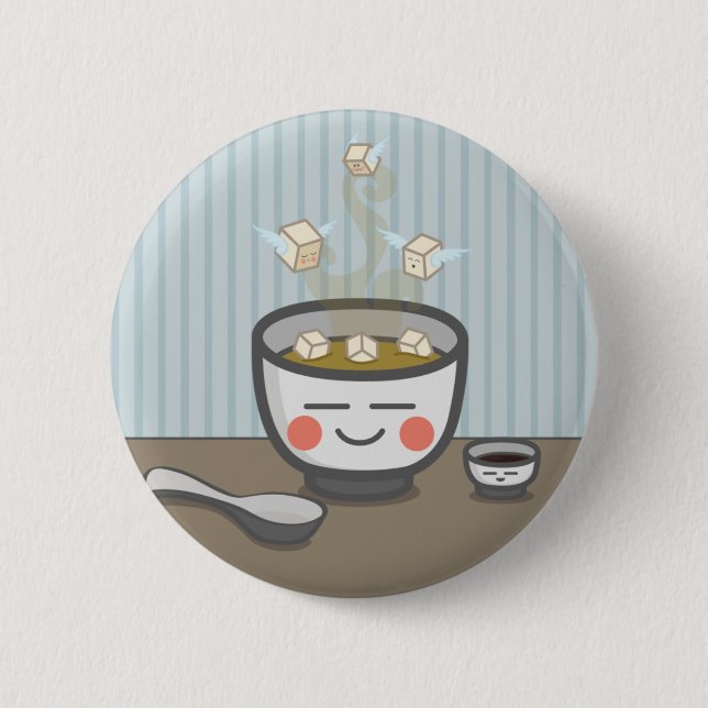 tofu angels buttom 2 inch round button (Front)
