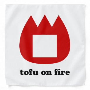 📛 tofu on fire bandana