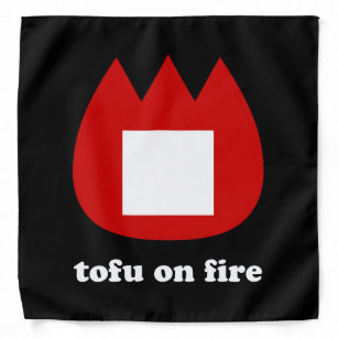 📛 tofu on fire bandana