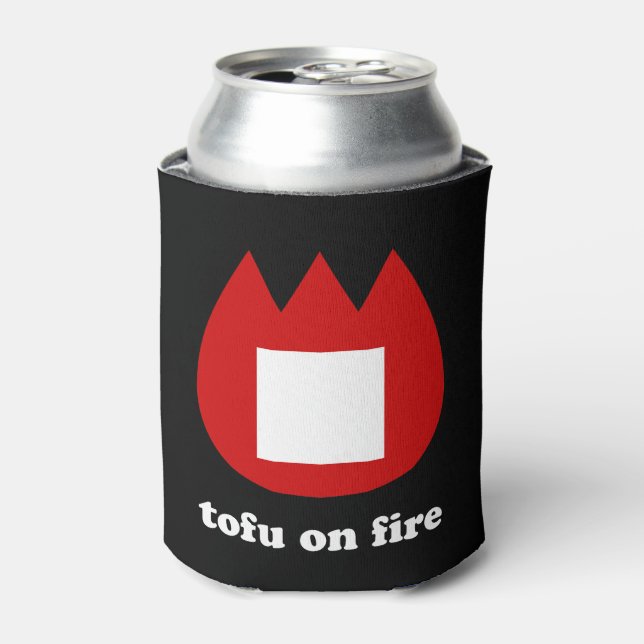 📛 tofu on fire can cooler (Can Front)