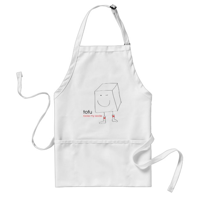 Tofu Rocks My Socks - Apron (Front)