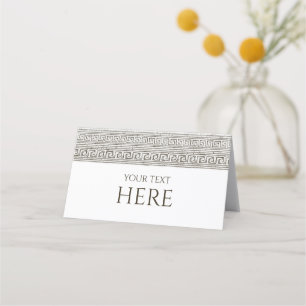 Toga Buffet Signs, Folded Catering Place Label Place Card