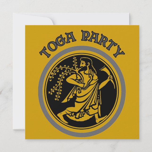 TOGA PARTY INVITATION (Front)