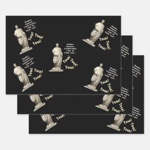 Toga! Toga! Toga! Wrapping Paper Sheet