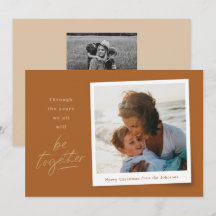 Together 2021 Neutral Photo Christmas Card