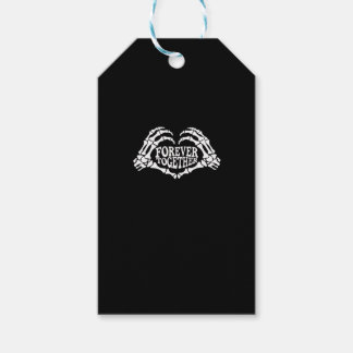 Together A Heart Made Of Skeleton Hands Classic Gift Tags