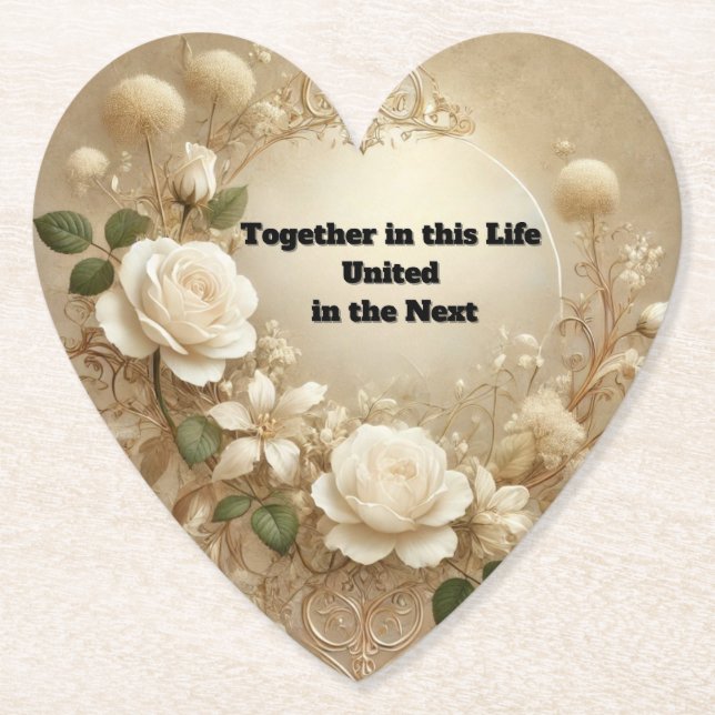 Together Ai art  Paper Coaster (Front)