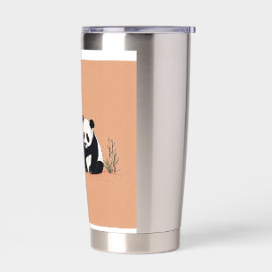 Together, Always – Happy Pandas Insulated Tumbler