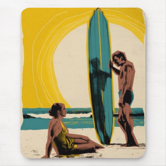 Together at the Beach mousepad (Front)