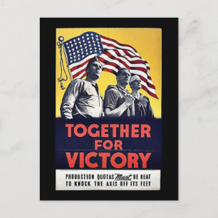 Together For Victory Postcard