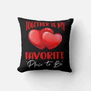 Together Forever & Always - Eternal Love Quote Throw Pillow