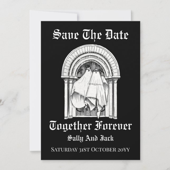 Together Forever Ghost Enregistrer La Carte Date (Devant)