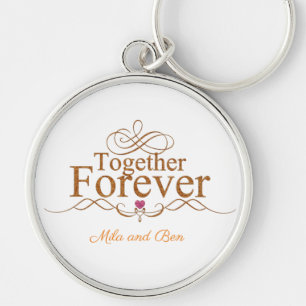 Together forever keychain