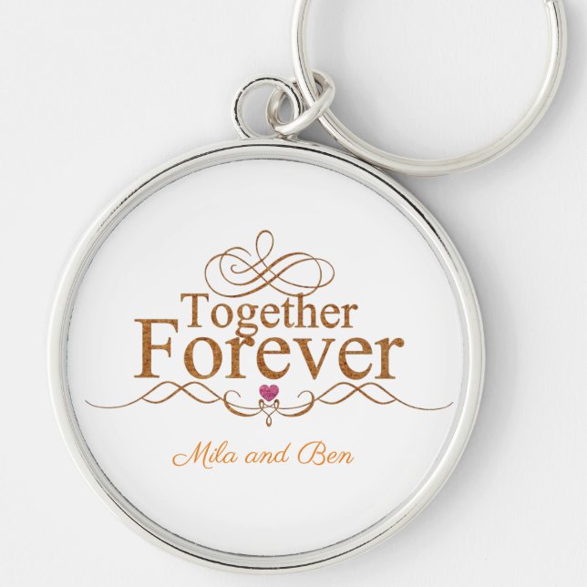 Together forever keychain (Front)