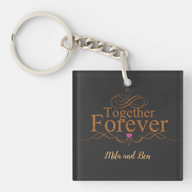 Together forever keychain (Front)