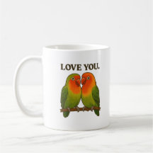 Together Forever Lovebirds - Mugs & Cups