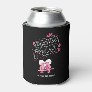 Together Forever Personalized Can Cooler