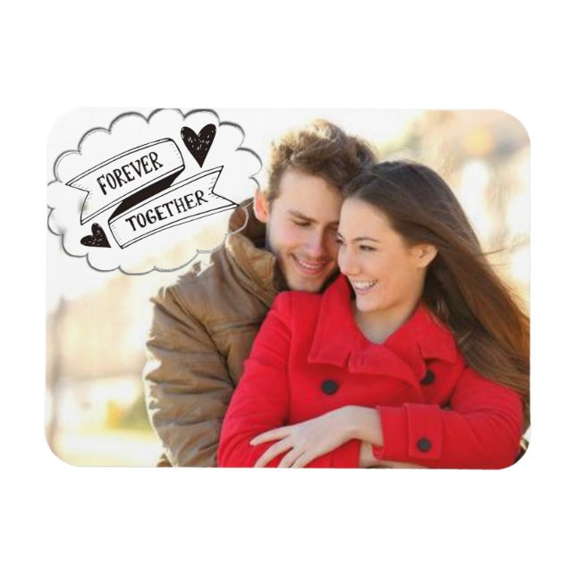 Together forever photo magnet (Horizontal)